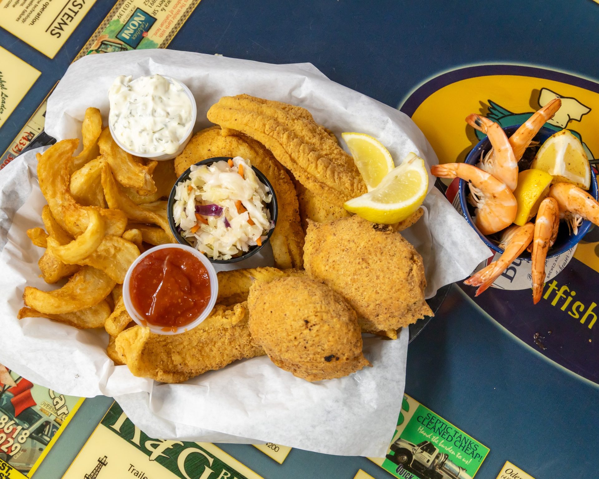 The Fried Catfish Platter