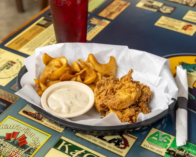 Chicken Fried Chicken Strips.