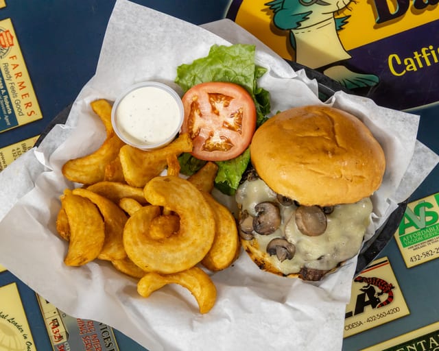 Grilled Chicken Mushroom Sandwich.